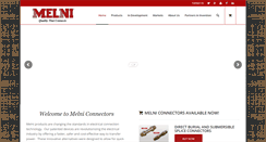 Desktop Screenshot of melniconnectors.com